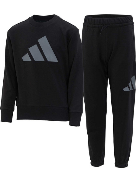 Adidas Παιδικό Σετ Φόρμας Μαύρο KQ7836