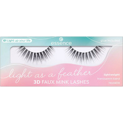 Essence Light As a Feather 01 Light Up Your Life Βλεφαρίδες Ενιαίες 2τμχ 4059729394279