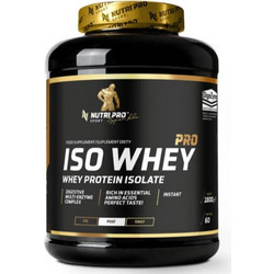 Nutri Pro Sport ISO Whey Chocolate Πρωτεΐνη Ορού Γάλακτος Γράμμωσης Χωρίς Γλουτένη 1.8kg