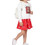 Joyce Teddy Παιδικό Φόρεμα Άσπρο Κόκκινο 2661601WHITE