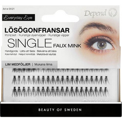 Depend Single Faux Mink Βλεφαρίδες Τουφάκια