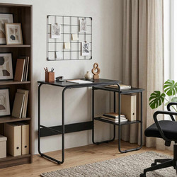 vidaXL Γωνιακό Γραφείο Υπολογιστή Ξύλινο 100x50x75cm 8007990