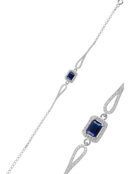 Heliophilia Silver Γυναικείο Βραχιόλι Αλυσίδα με Ροζέτα από Ασήμι 132SDE1193