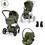 Cybex Balios S Lux TPE Καρότσι Μωρού 3 σε 1 Moss Green