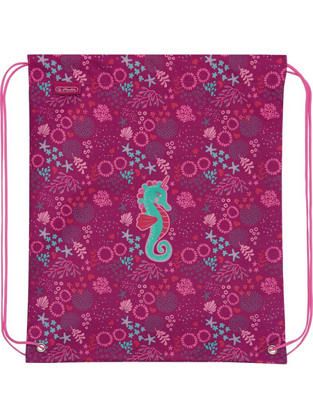 Herlitz Seahorse Παιδική Τσάντα Πλάτης Γυμναστηρίου Μωβ 50026432