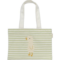 Sunnylife Duck Υφασμάτινη Τσάντα Θαλάσσης Ώμου Πράσινο Mint 25180177