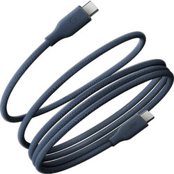 Energea Helix 60 Braided USB-C to USB-C 60W 1.5m Blue