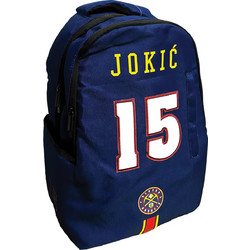 Back Me UP NBA Nikola Jokic Σχολική Τσάντα Πλάτης Δημοτικού Navy Μπλε 378-15032