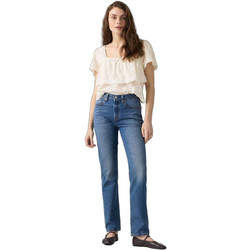Levi's 501 (R) Original Ψηλόμεσο Γυναικείο Τζιν Παντελόνι Κανονική Εφαρμογή Μπλε 12501-0682