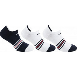 Fila Ανδρικές Κάλτσες Κοντές Μαύρες Λευκές 3Pack F1158