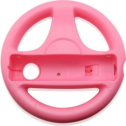 Nintendo Steering Wheel Set Handle Grip Pink για Wii