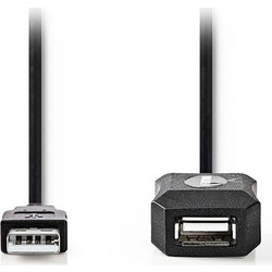Nedis CCGL60EXTBK200 Καλώδιο USB-A Male 2.0 to USB-A Female 20m Black