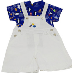 Funky Βρεφικό Σετ για Αγόρι Καλοκαιρινό Royal Blue Λευκό 117-1179308-1
