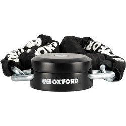 Oxford LK410 Αντικλεπτική Αλυσίδα Μηχανής με Κλειδαριά 120cm Μαύρη