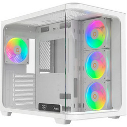 Ocypus Iota C70 Curve White Digital Gaming Midi Tower Κουτί Υπολογιστή RGB με Πλαϊνό Παράθυρο