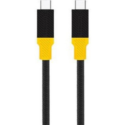 Tactical BlackBird USB-A to USB-C 240W 1m Black Yellow