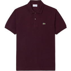 Lacoste Ανδρική Μπλούζα Polo Κοντομάνικη Μπορντό L1212-3KE