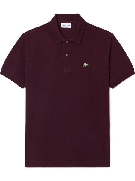 Lacoste Ανδρική Μπλούζα Polo Κοντομάνικη Μπορντό L1212-3KE