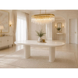 All4Home Τραπέζι Τραπεζαρίας Vinta Οβάλ Ξύλινο 2770000690
