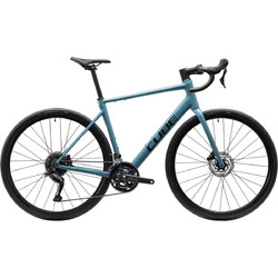 Cube Attain Pro Ποδήλατο Δρόμου 28" Αλουμινίου με 18 Ταχύτητες και Δισκόφρενα Πετρόλ