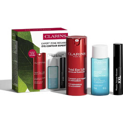 Clarins Total Lift Eye Contour Cream 15ml + Eye Makeup Remover 30ml + Mascara 3ml