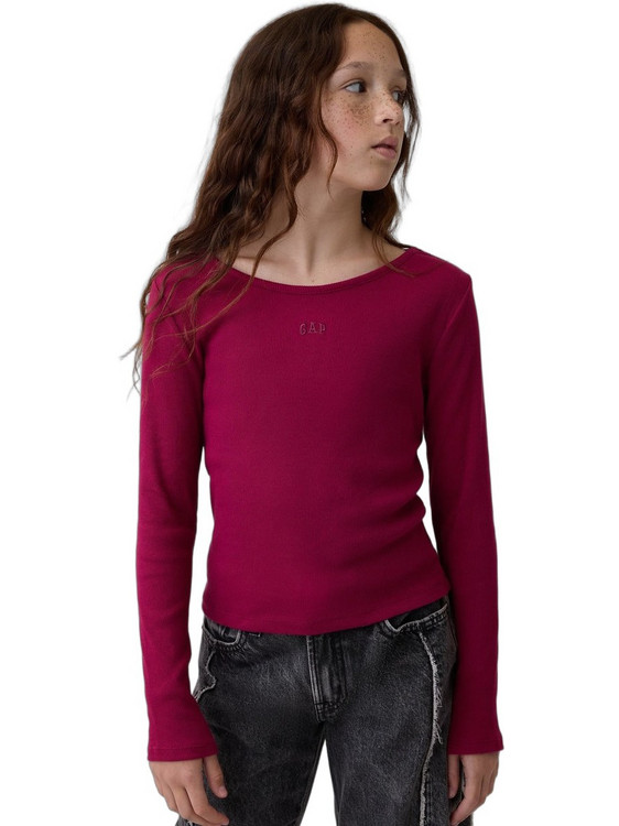 Gap Παιδικό T-Shirt Μακρυμάνικο Μπορντό 908915001