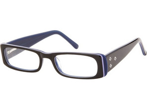 Sunoptic AD61C Γυναικείος Σκελετός Γυαλιών Οράσεως Κοκάλινος Μαύρος