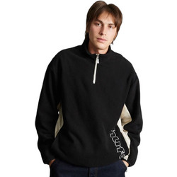 Huf Basecamp Ανδρικό Φούτερ Fleece Μαύρο FL00260