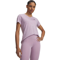 Under Armour Tech SSV Γυναικείο Αθλητικό T-Shirt Λιλά 1384227-698