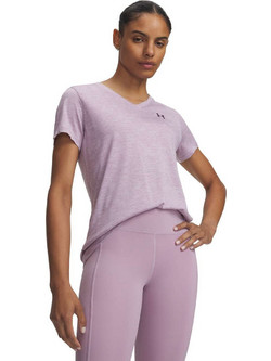 Under Armour Tech SSV Γυναικείο Αθλητικό T-Shirt Λιλά 1384227-698
