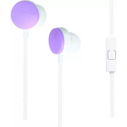 Crypto Handsfree In-Ear 3.5mm White Purple