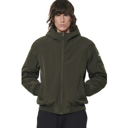 Body Action Ανδρικό Μπουφάν Χειμωνιάτικο Bomber Χακί 073623-01