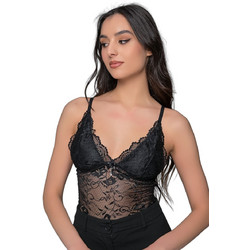 Milena By Paris Γυναικείο Χειμερινό Top Μαύρο 010192