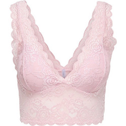 Only Bralette χωρίς Μπανέλα Ροζ 15107599