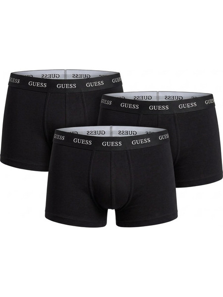Guess Ανδρικά Μποξεράκια Σετ 3Pack Μαύρα U6BG13K5393-PMSC
