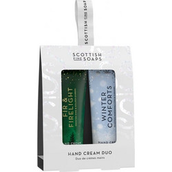 Scottish Fine Soaps Winter Comforts Hand Cream 30ml + Fir & Firelight Hand Cream 30ml