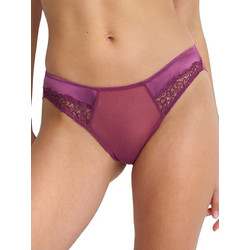 Luna Mystique Γυναικείο Slip με Δαντέλα Φούξια 25801