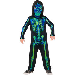 Παιδική Αποκριάτικη Στολή Green Skeleton 1001720