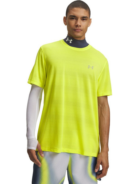 Under Armour UA Velociti SS Ανδρικό Ανδρικό Αθλητικό T-Shirt Lime 6009517-738