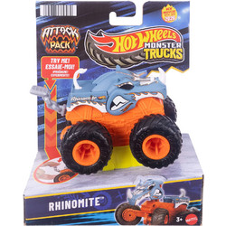 Mattel Hot Wheels Monster Trucks Attack Pack Rhinomite