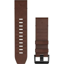 Garmin QuickFit 26 Λουράκι Σιλικόνης Walnut Leather / Black