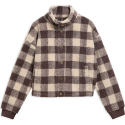 Barbour Γυναικείο Μπουφάν Χειμωνιάτικο Γούνινο Μακρύ Εκρού Καφέ LFL0099-BR75