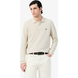 Lacoste Ανδρική Μπλούζα Polo Μακρυμάνικη Μπεζ L1313
