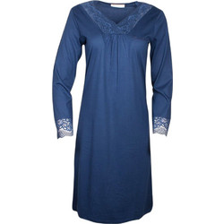 Pierre Cardin Γυναικείο Νυχτικό Χειμωνιάτικο Μπλε PC7398