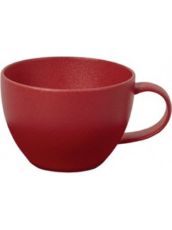 Baralee Fine Plus Σετ Φλιτζάνια Espresso Lungo & Ελληνικού Καφέ Πορσελάνης Κόκκινα 100ml 6τμχ 095600A-L060