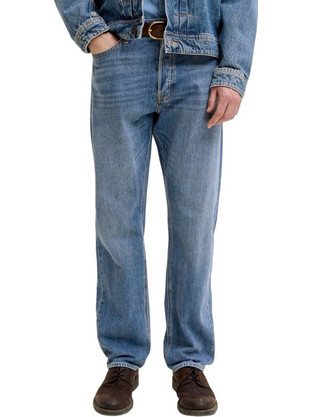 Jack & Jones Ανδρικό Τζιν Παντελόνι Ελαστικό Κανονική Εφαρμογή Μπλε 12301527