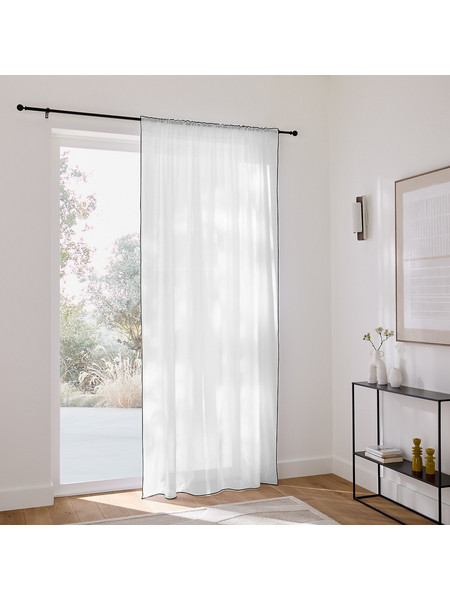 La Redoute Κουρτίνα με Γάντζους 140x250 Anahi 351207865 Λευκή