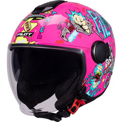 Pilot Helmets Fly SV Future Express Pink Κράνος Μηχανής Jet 1300gr