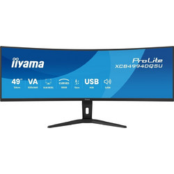 iiyama ProLite XCB4994DQSU-B1 Ultrawide VA HDR Curved Monitor 49" 5120x1440 (Dual QHD 5K) 120Hz 2ms