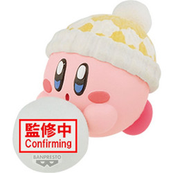 Banpresto Kirby Fluffy Puffy Mine Play In The Snow Kirby 4cm